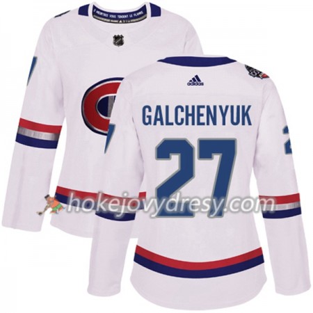Dámské Hokejový Dres Montreal Canadiens Alex Galchenyuk 27 Bílá 2017-2018 Adidas Classic Authentic